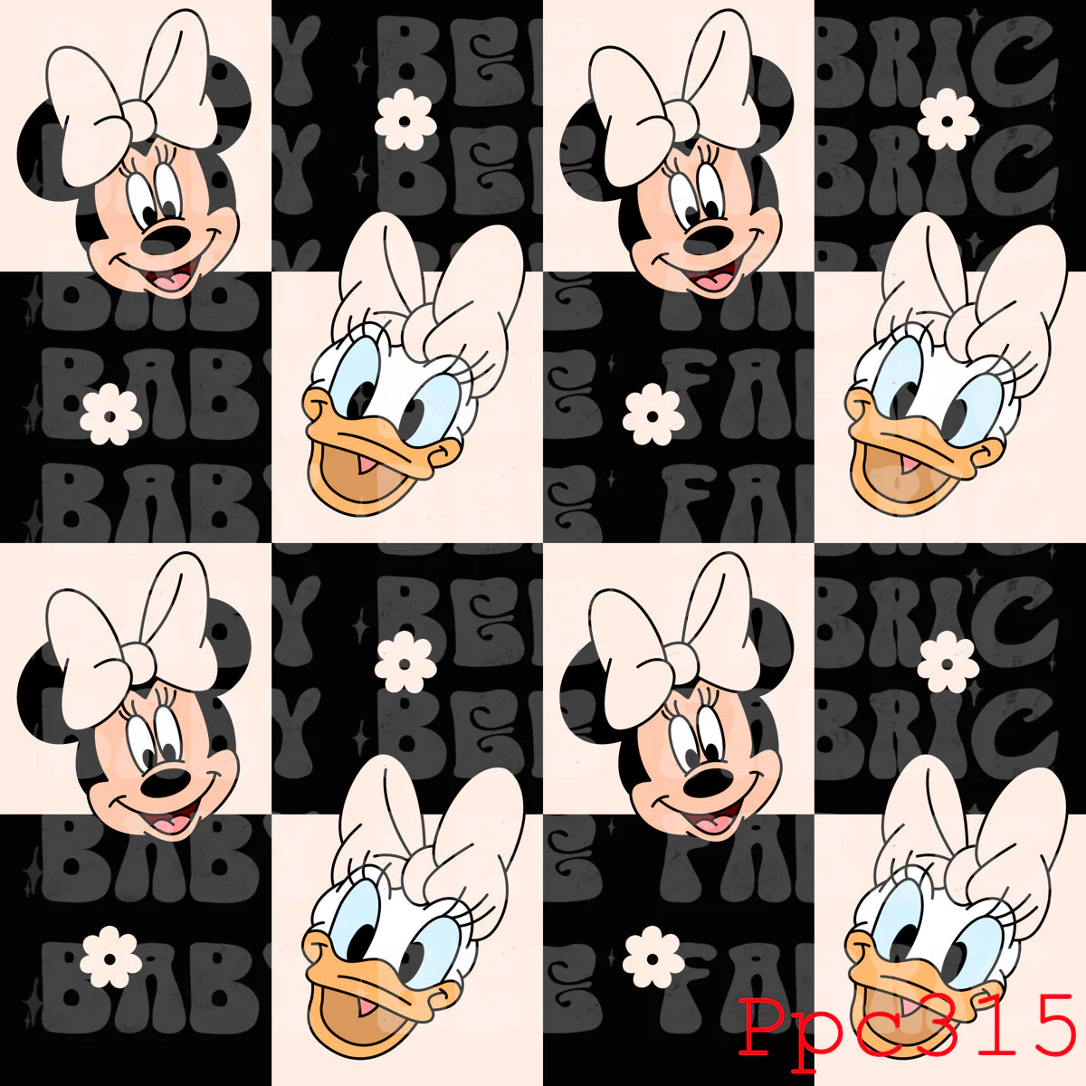 Minnie-black check