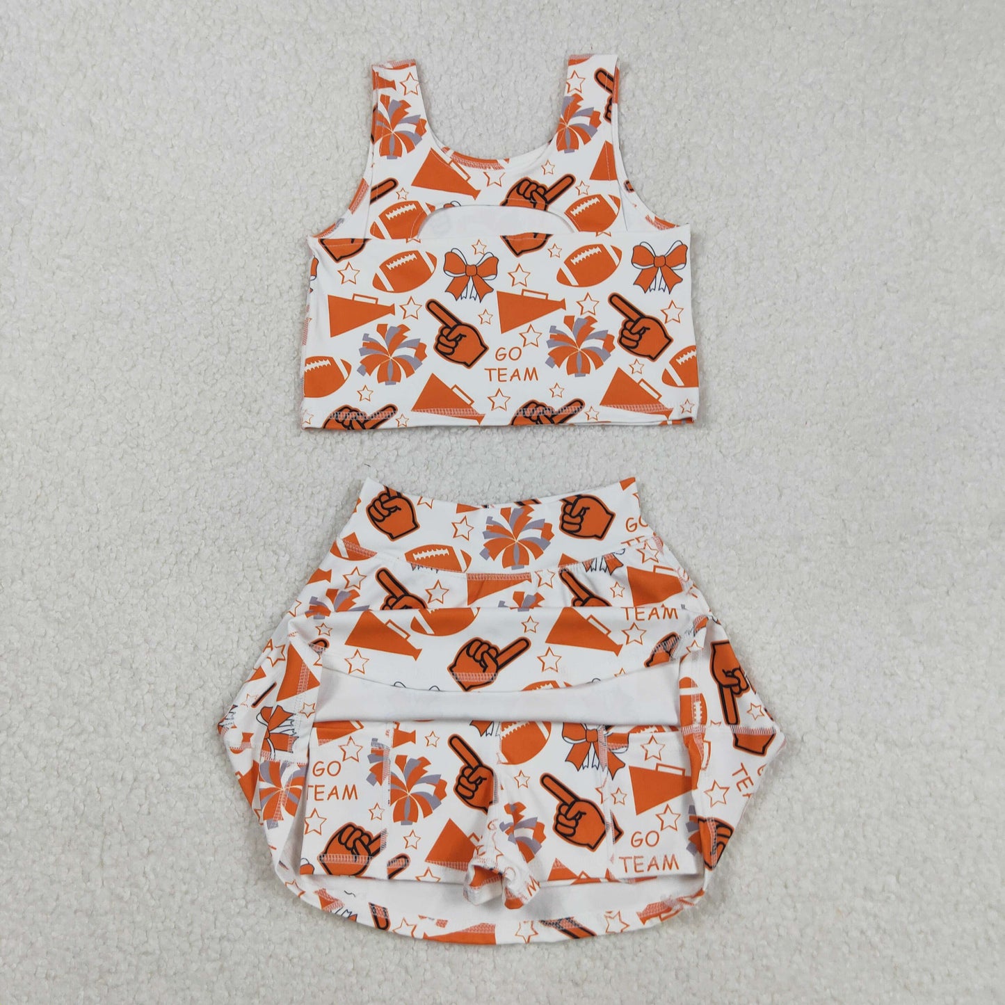 Orange Spirit skort set