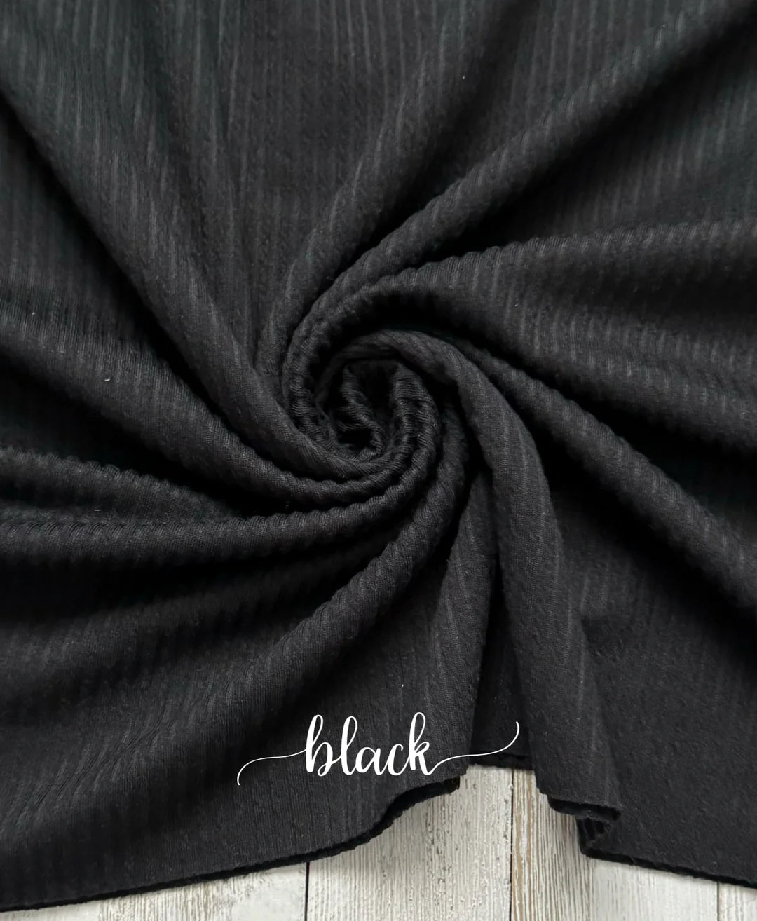 Waved Rib-Black