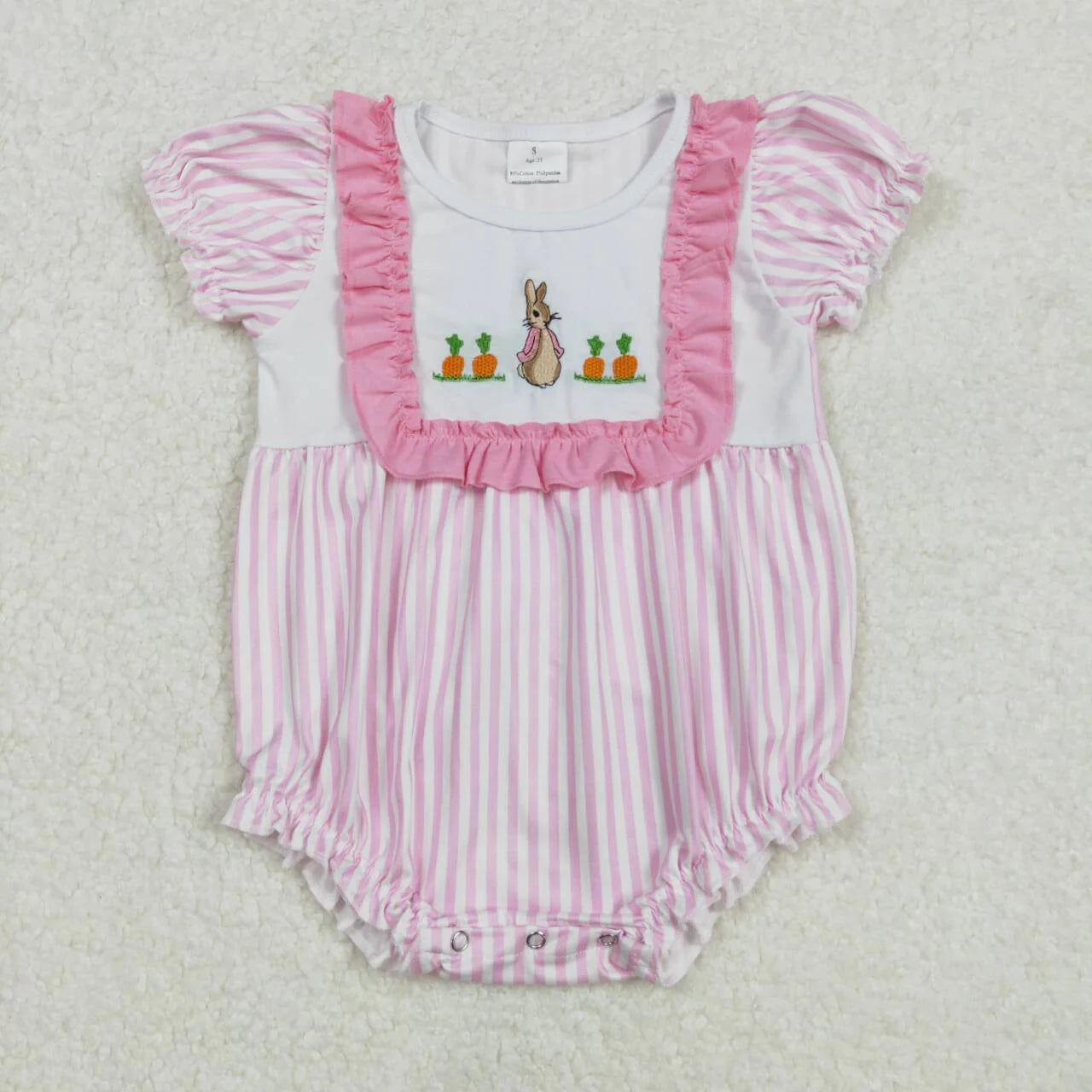 Peter Rabbit Pink stripe bubble