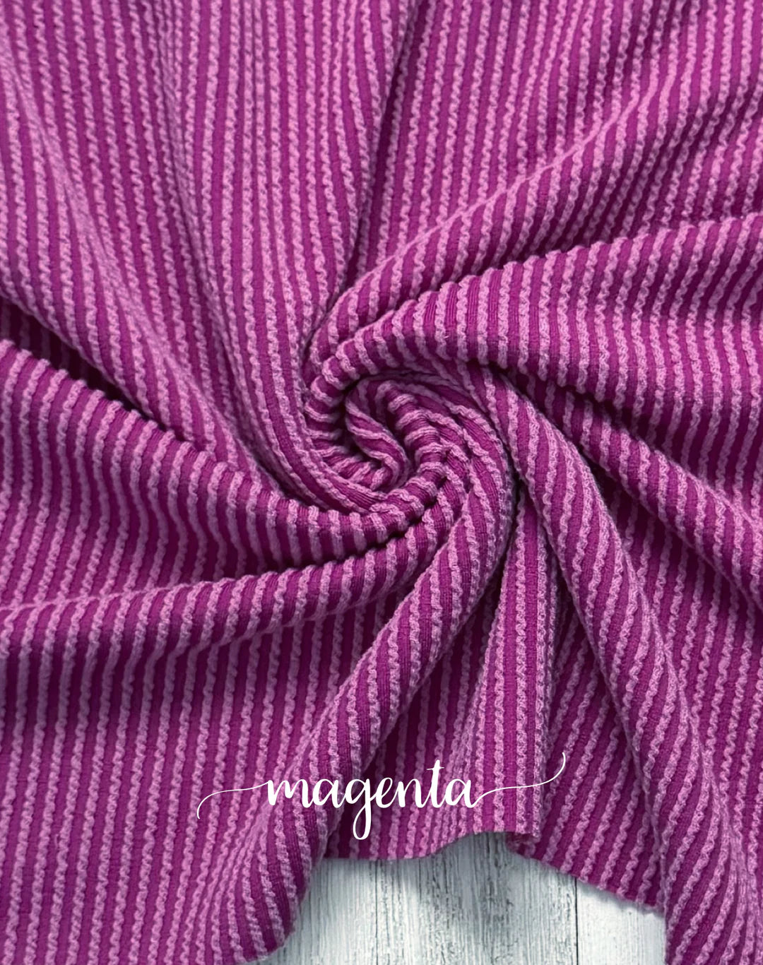 Waved Rib-Magenta