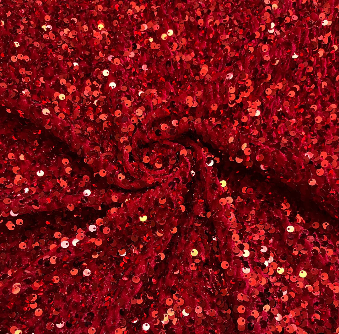 Red Velvet Sequin