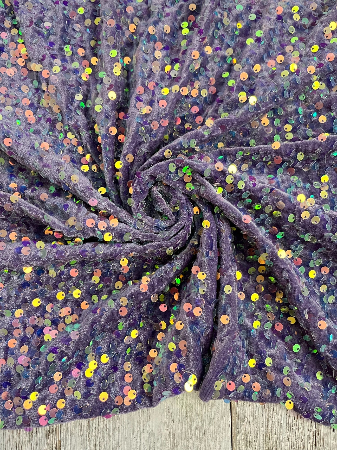 Orchid Velvet Sequin
