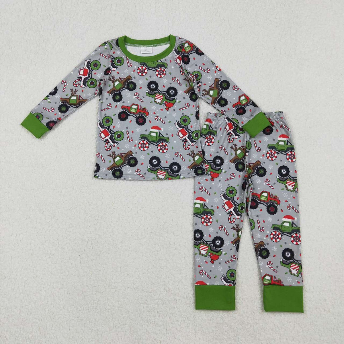 Monster Truck Christmas Pajamas