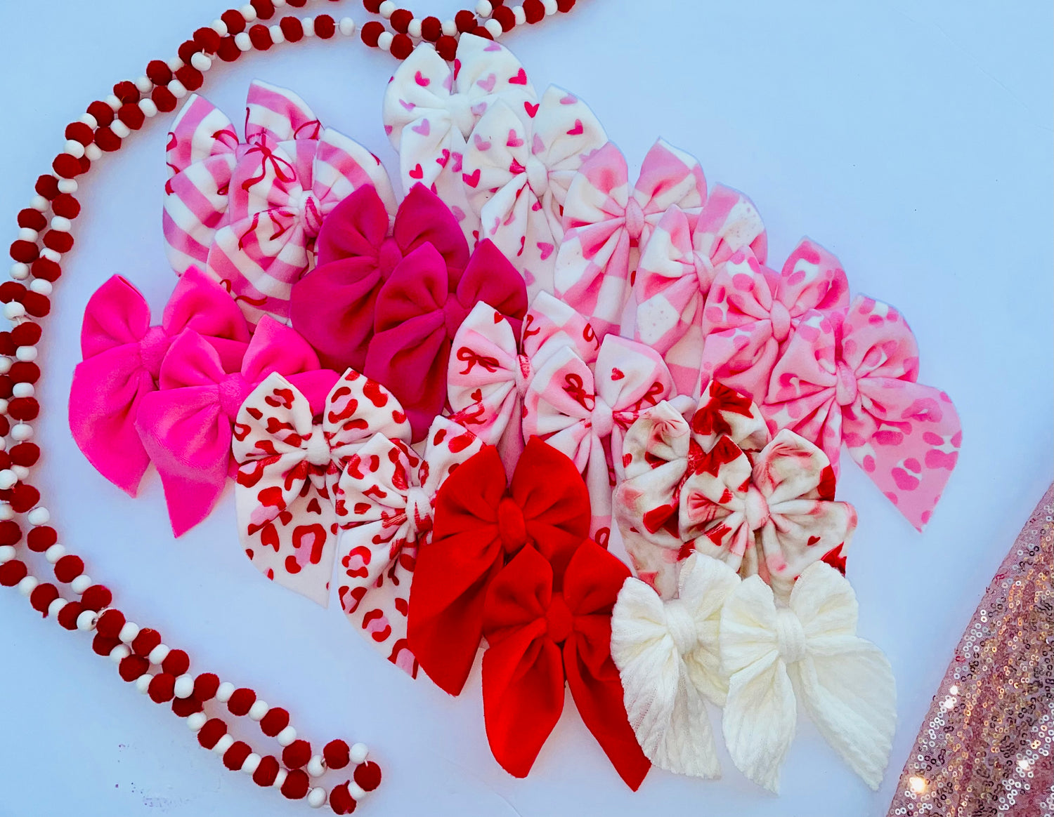 ❤️ Valentines Bows 💌 🩷