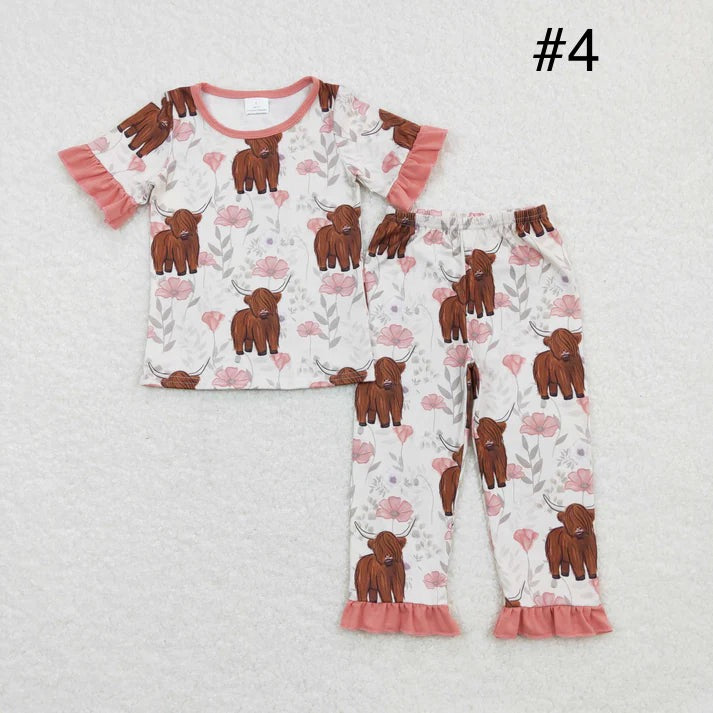 Pajama Girl Short Sleeve-Pant Sets