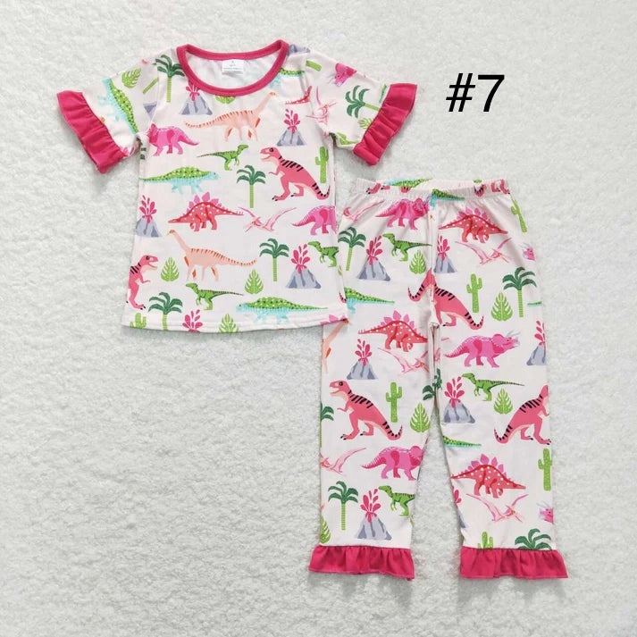 Pajama Girl Short Sleeve-Pant Sets