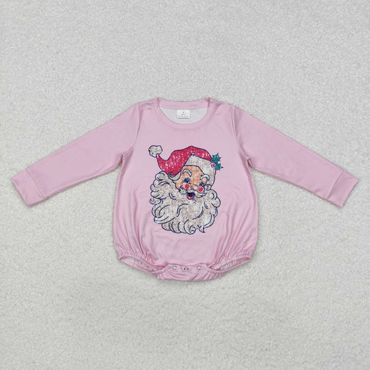 Pink Vintage Santa Bubble