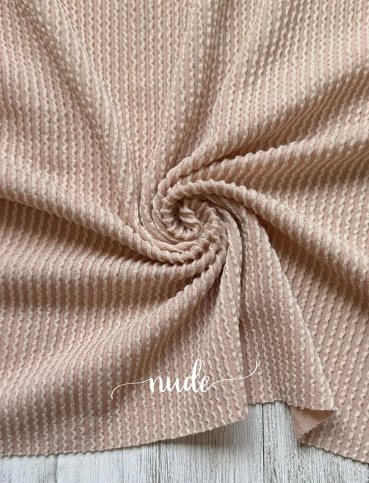 Waved Rib-Nude