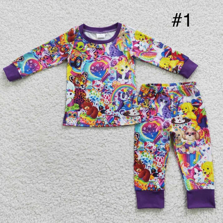 Girls-Pajamas Long Sleeve Set