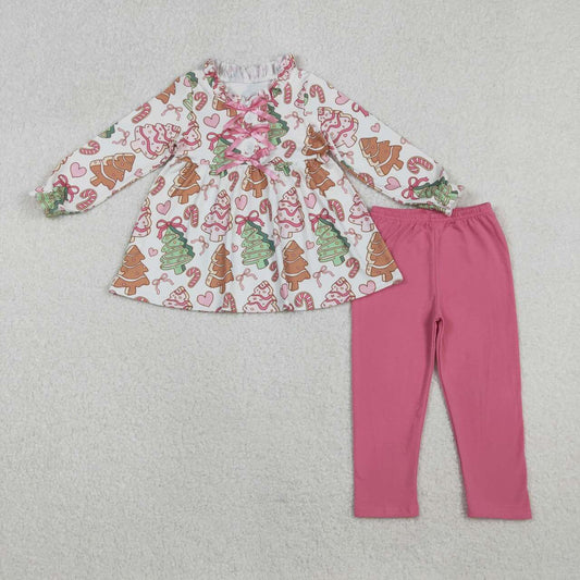 Pink Tree Cakes Pant Set
