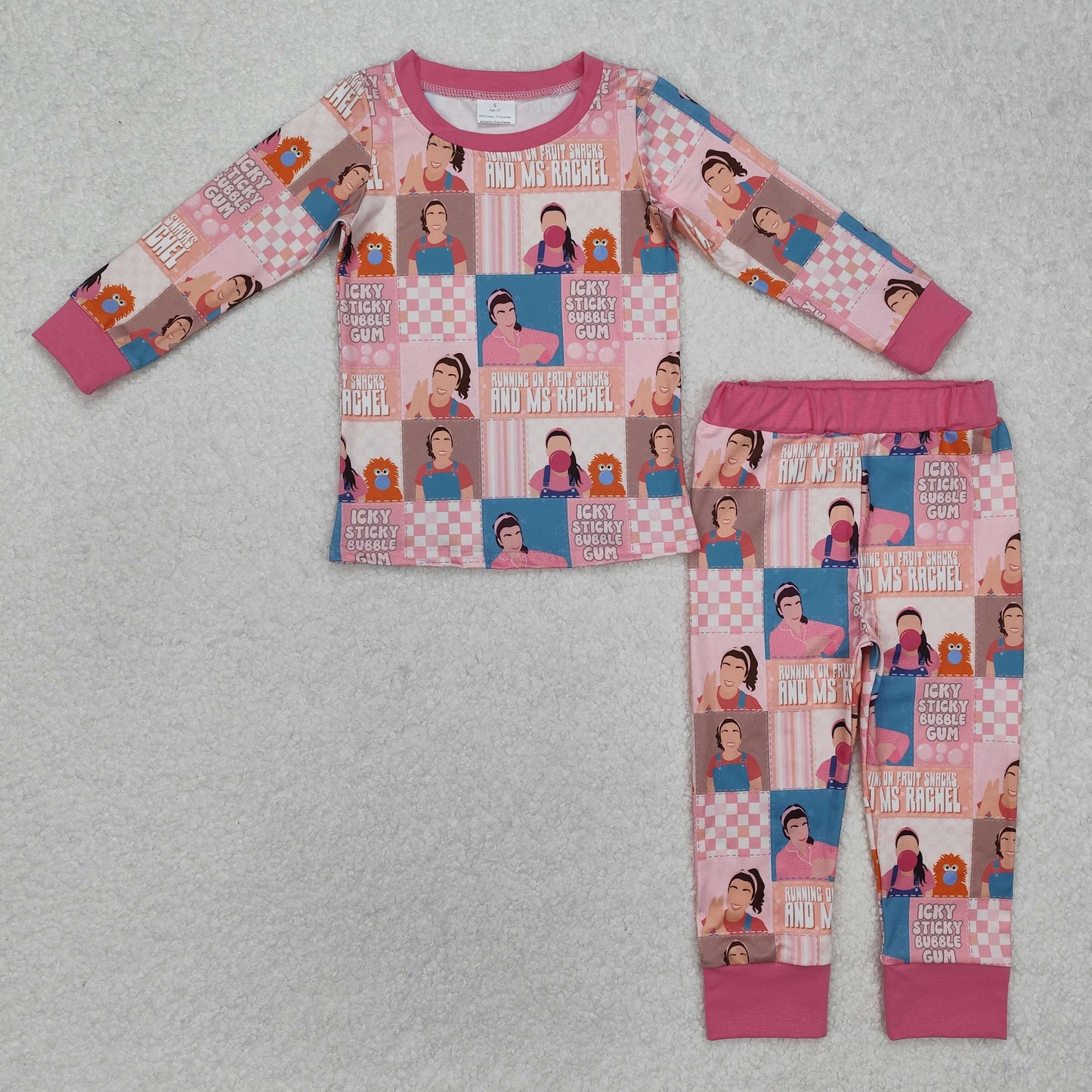 Bubblegum PJ set-pink