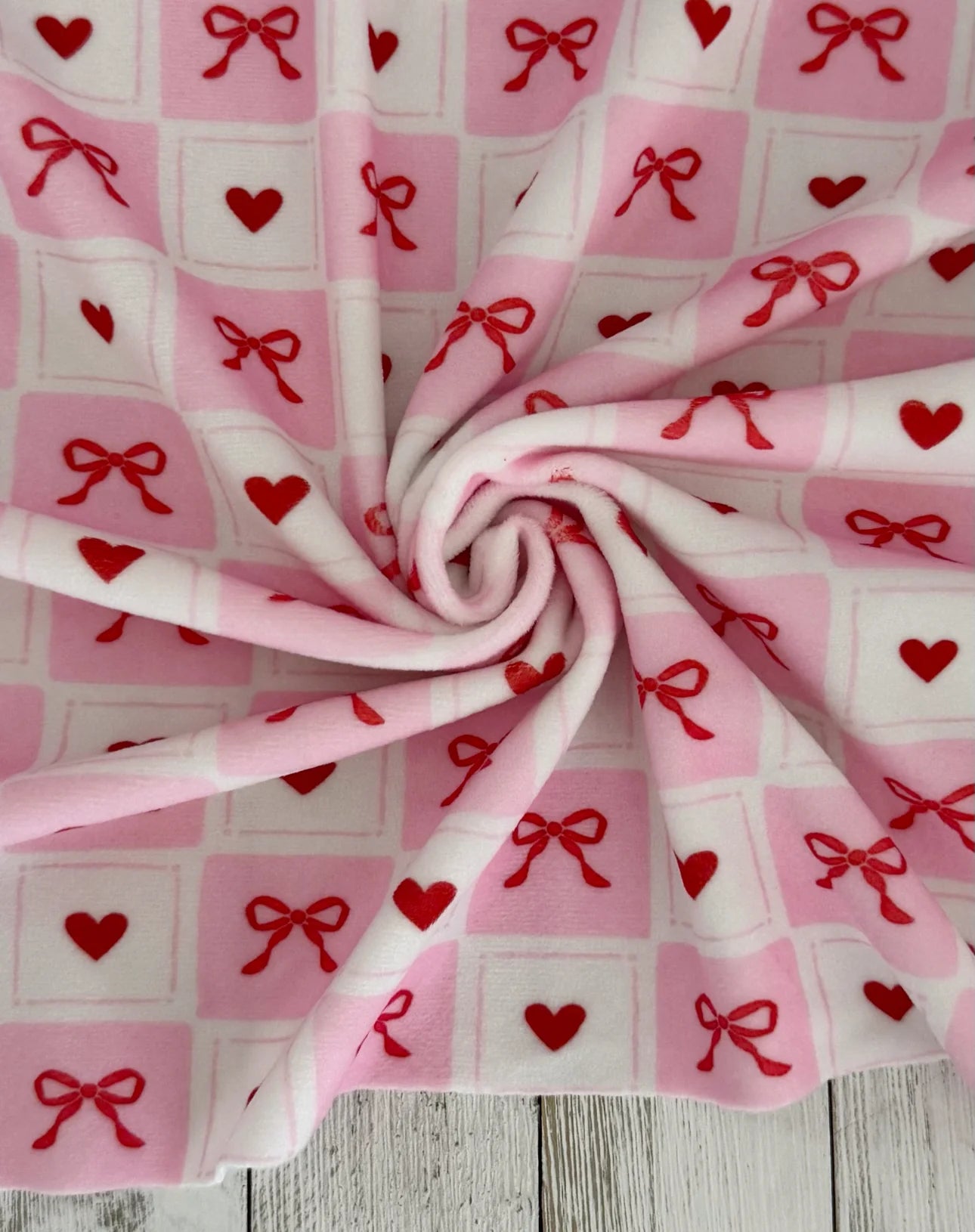 Bows & Hearts-Plushy Velvet