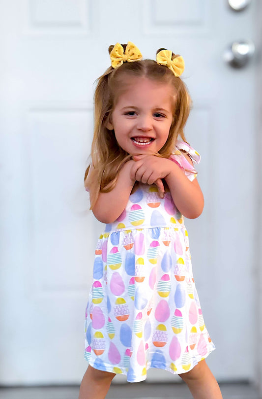 Paizlee Colorful Egg Easter Dress