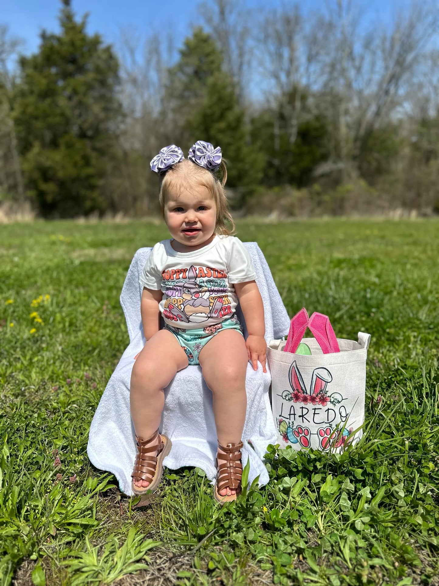 Hoppy Easter Bummie Set