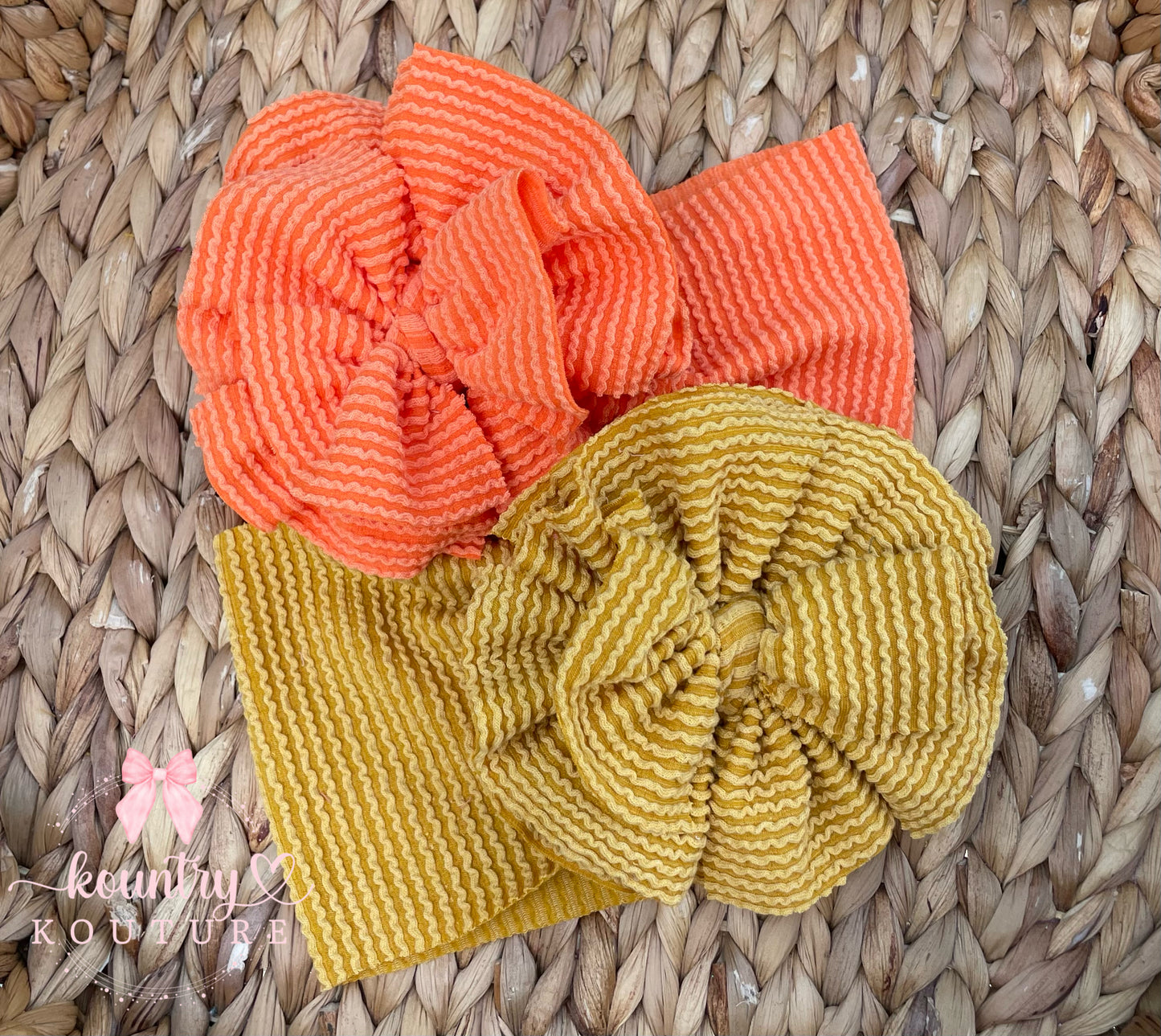 Waved Rib-Orange