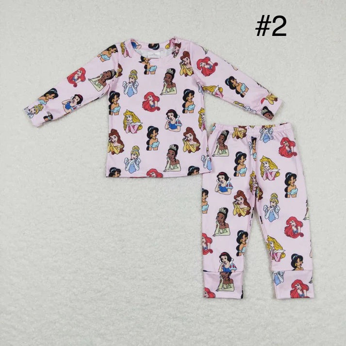 Girls-Pajamas Long Sleeve Set