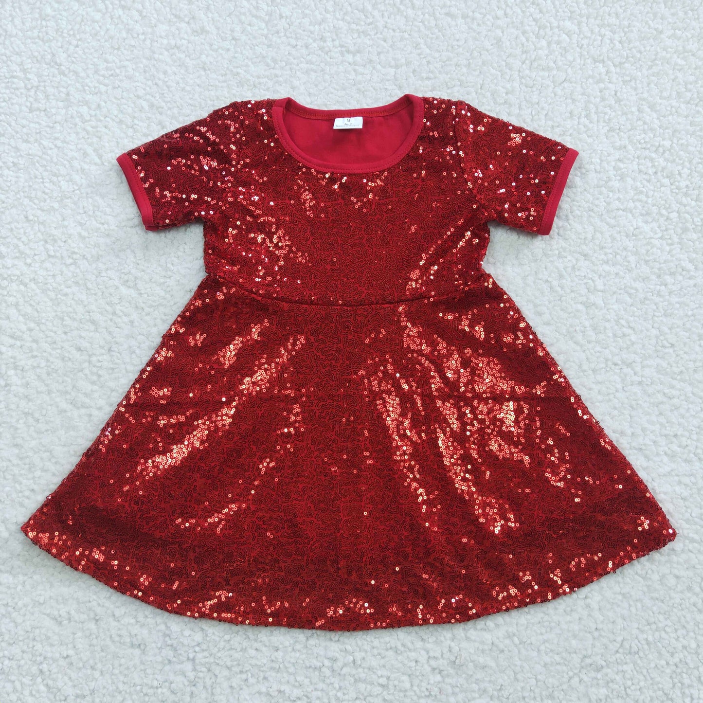 Red Sequin Dress