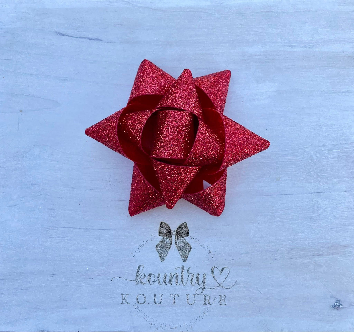 Red Present Bow