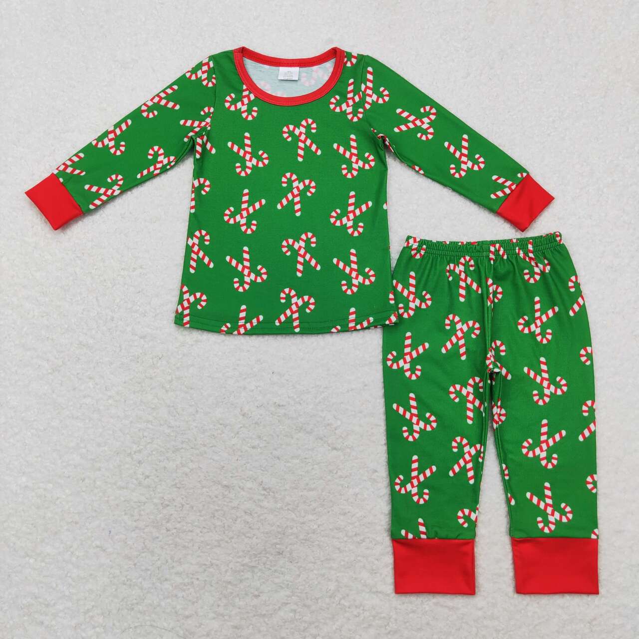 Green Candy Cane Pajamas