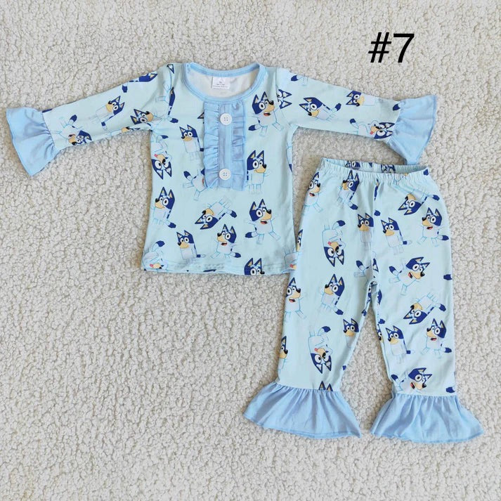 Girls-Pajamas Long Sleeve Set