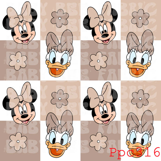 Minnie-Tan check