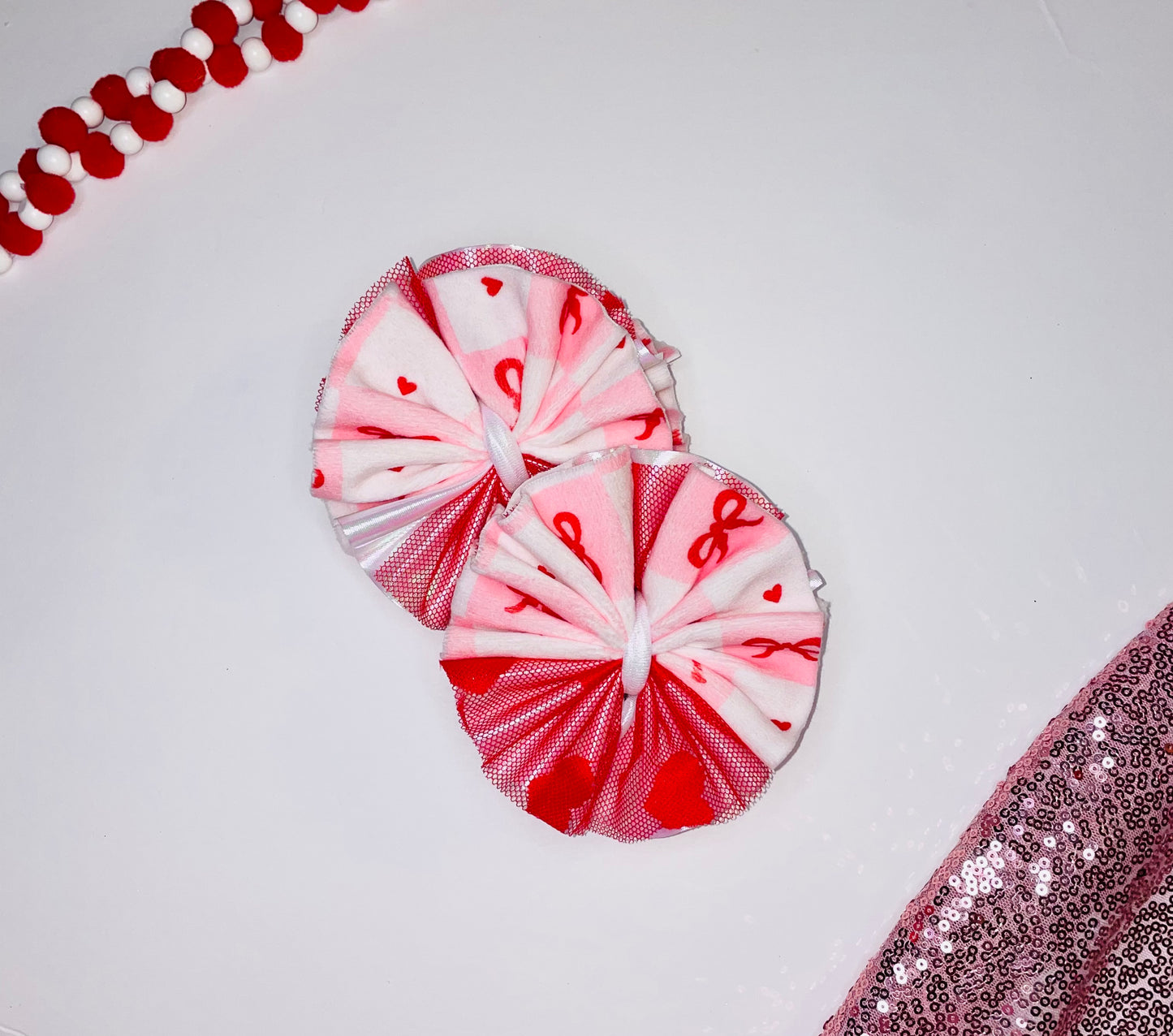 Bows & Hearts-Plushy Velvet