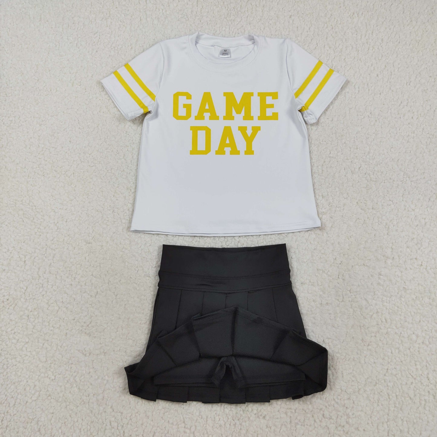 Yellow Game Day skort set
