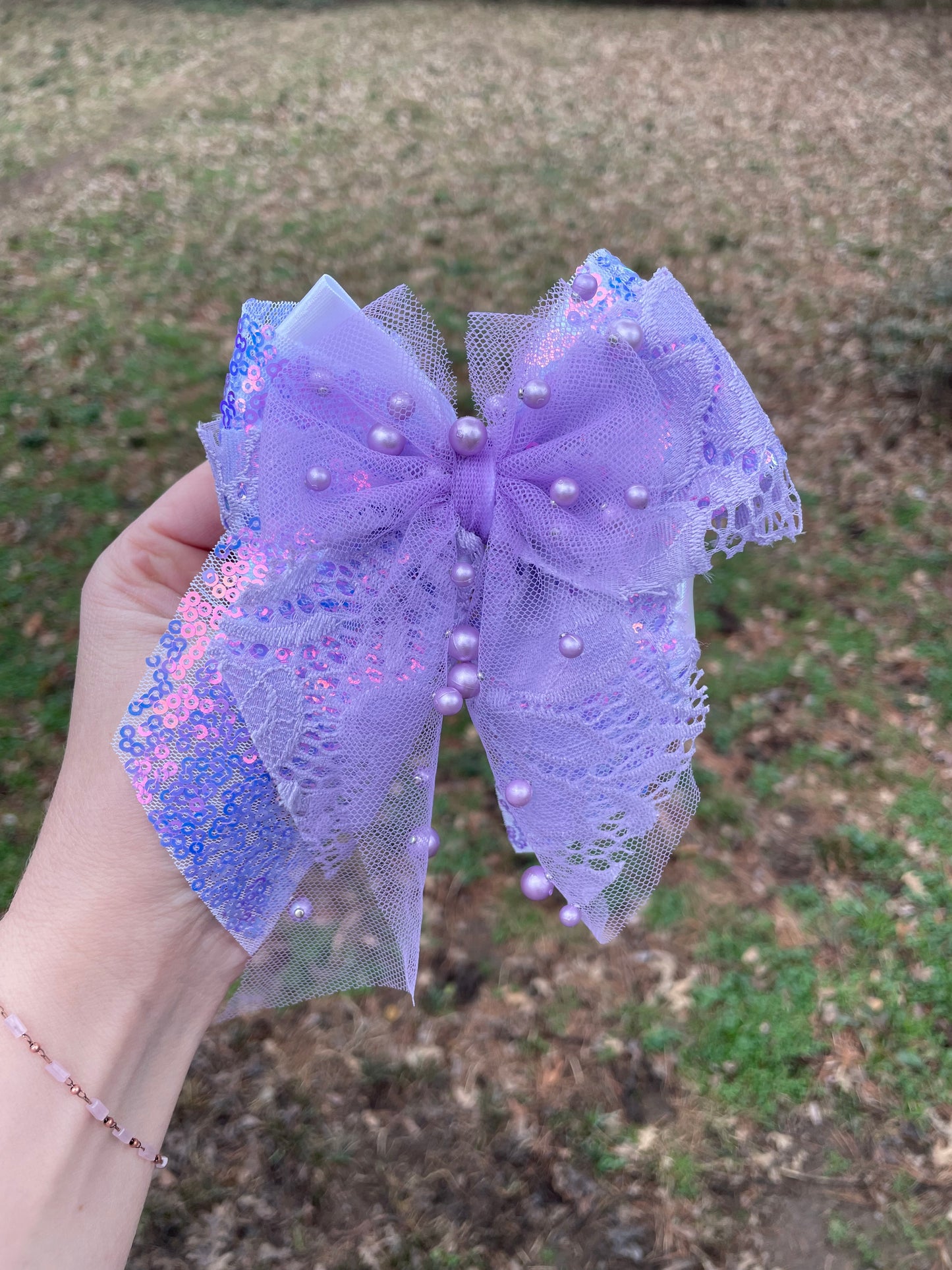 Lucy Bow-lovely lilac