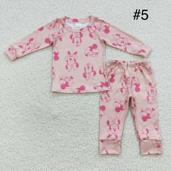 Girls-Pajamas Long Sleeve Set