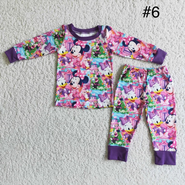 Girls-Pajamas Long Sleeve Set