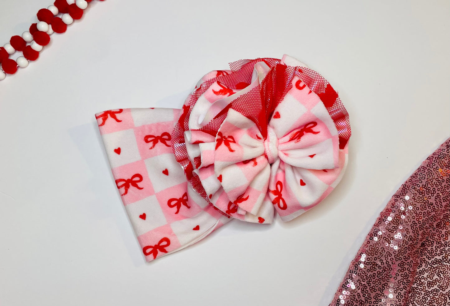 Bows & Hearts-Plushy Velvet