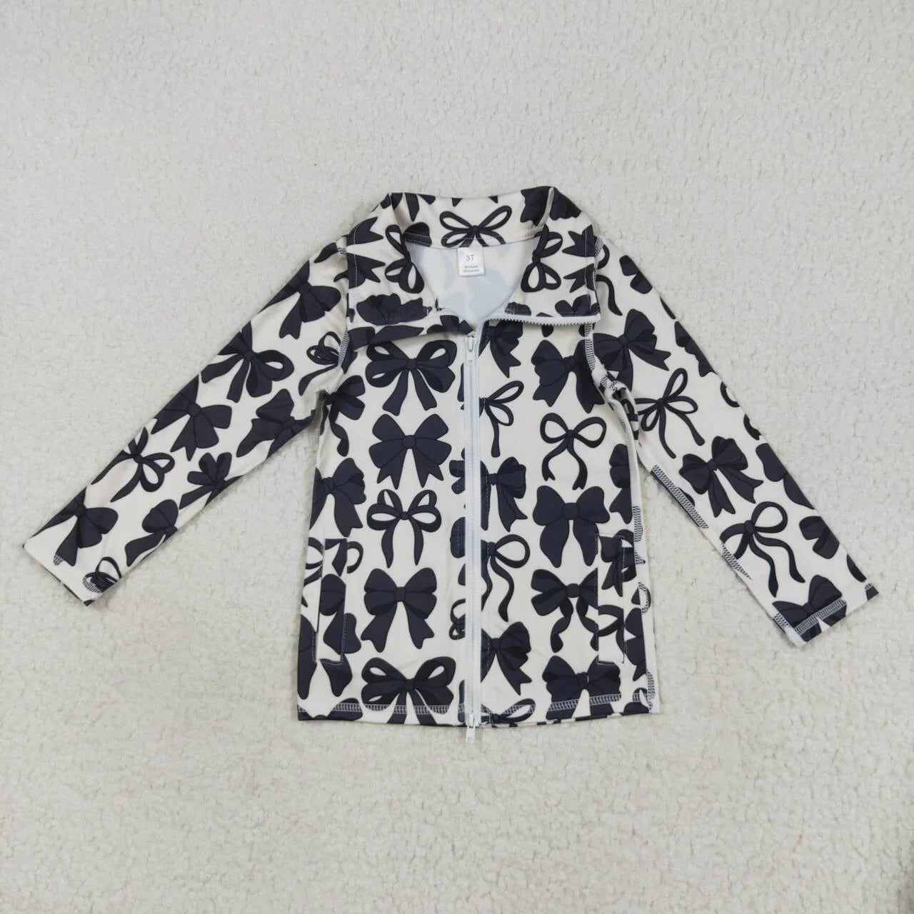 Black bow jacket