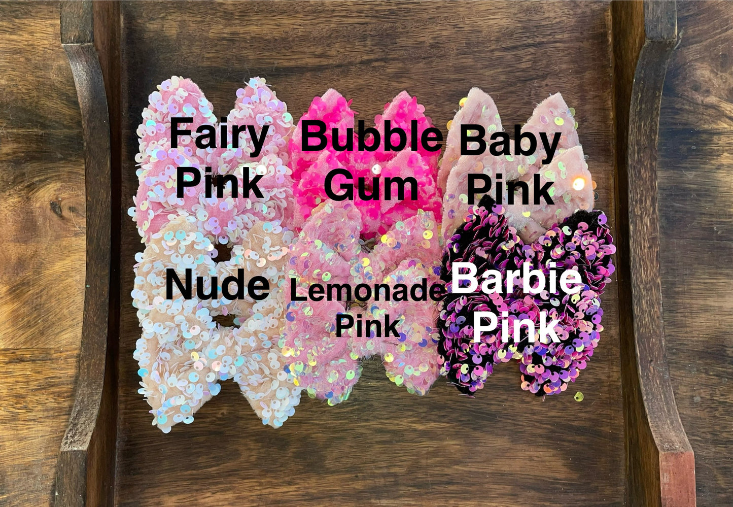 Baby Pink Velvet Sequin