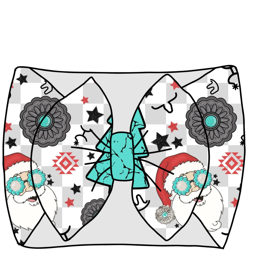 Turquoise Santa