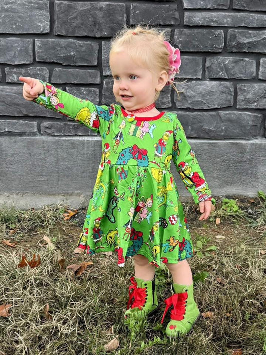 Green Grinch Dress