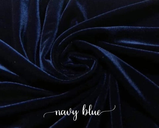 Navy Blue Velvet