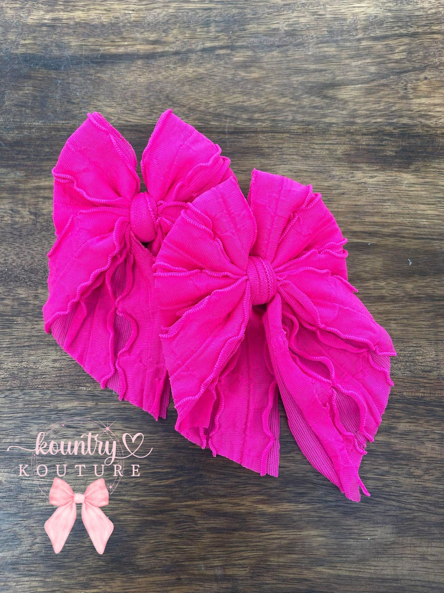 Ruffle Bows-Style 1