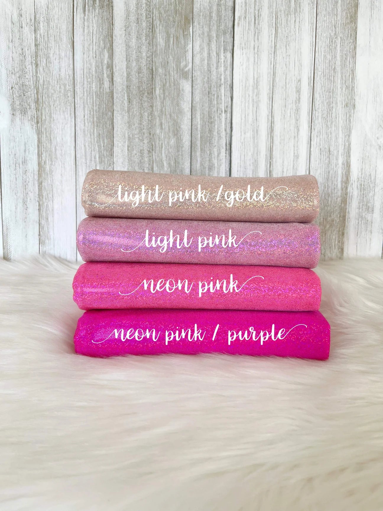 Holo Shimmer-light pink gold