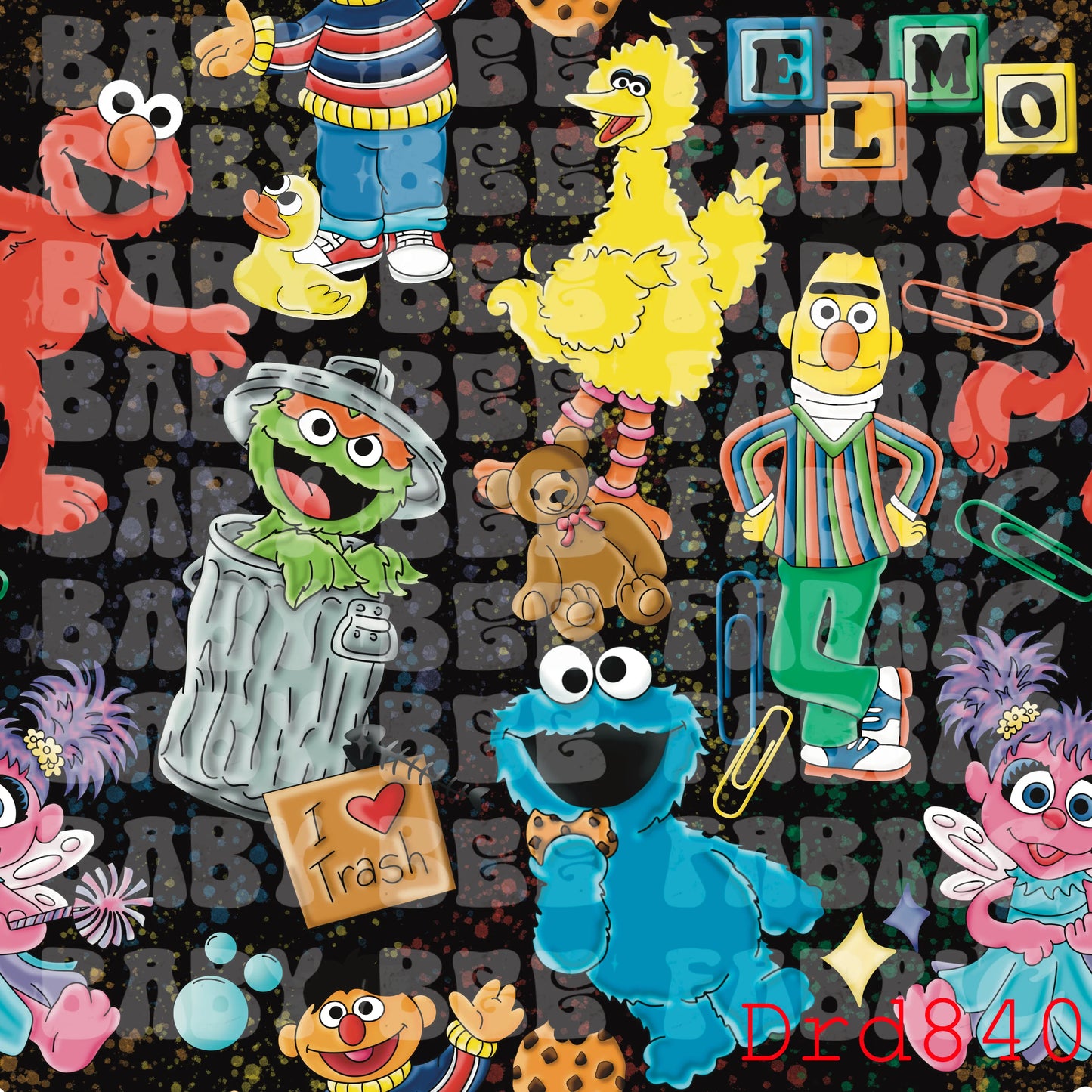 Sesame Street-Black