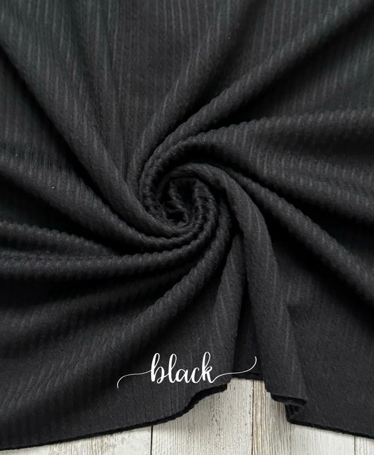 Waved Rib-Black