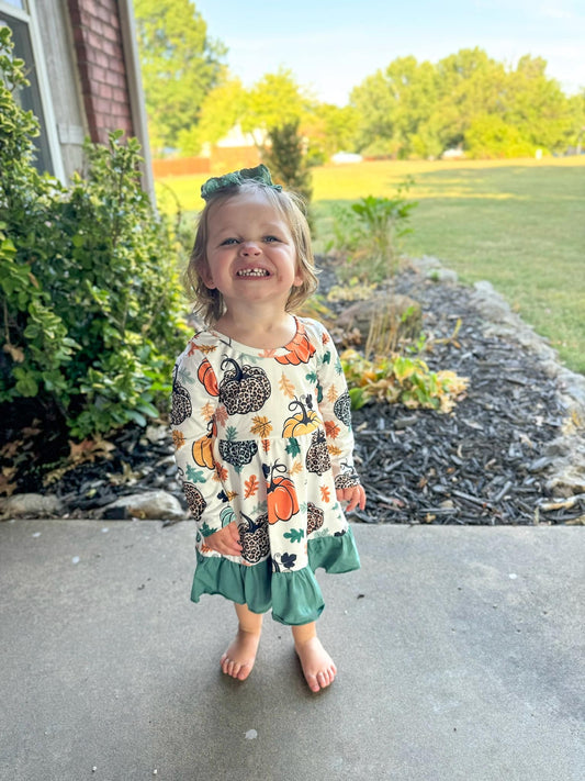 Leopard Pumpkin Dress