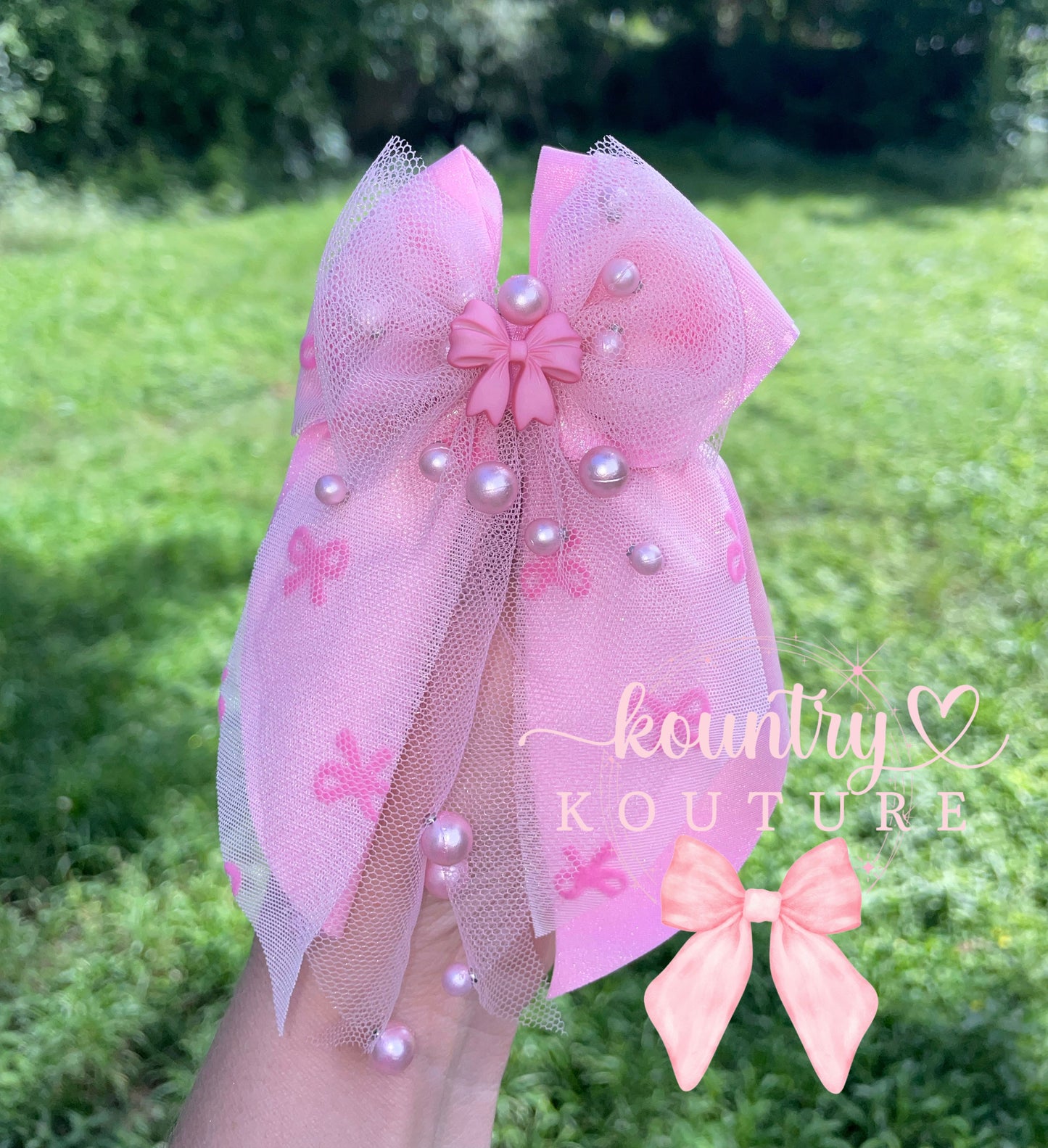 Dainty Pink Lucy Bow