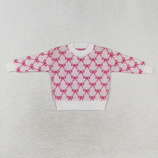 Pink Bow Sweater