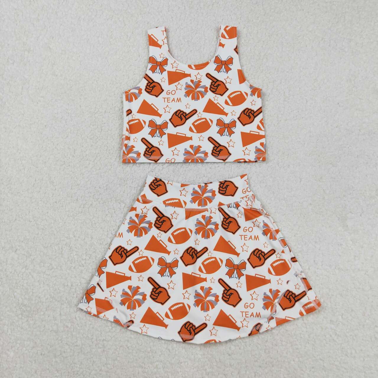 Orange Spirit skort set