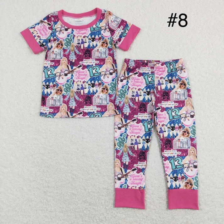 Pajama Girl Short Sleeve-Pant Sets