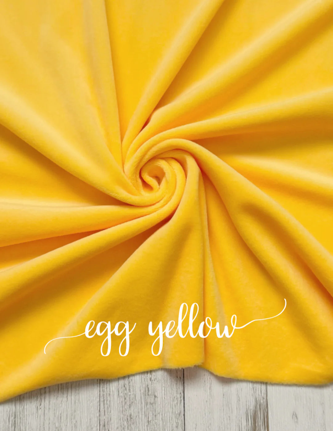 Egg Yellow Plushy Velvet