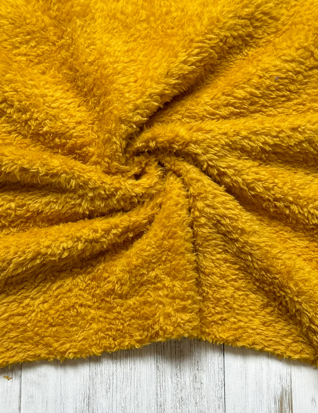 Sherpa-Mustard Messy Wrap