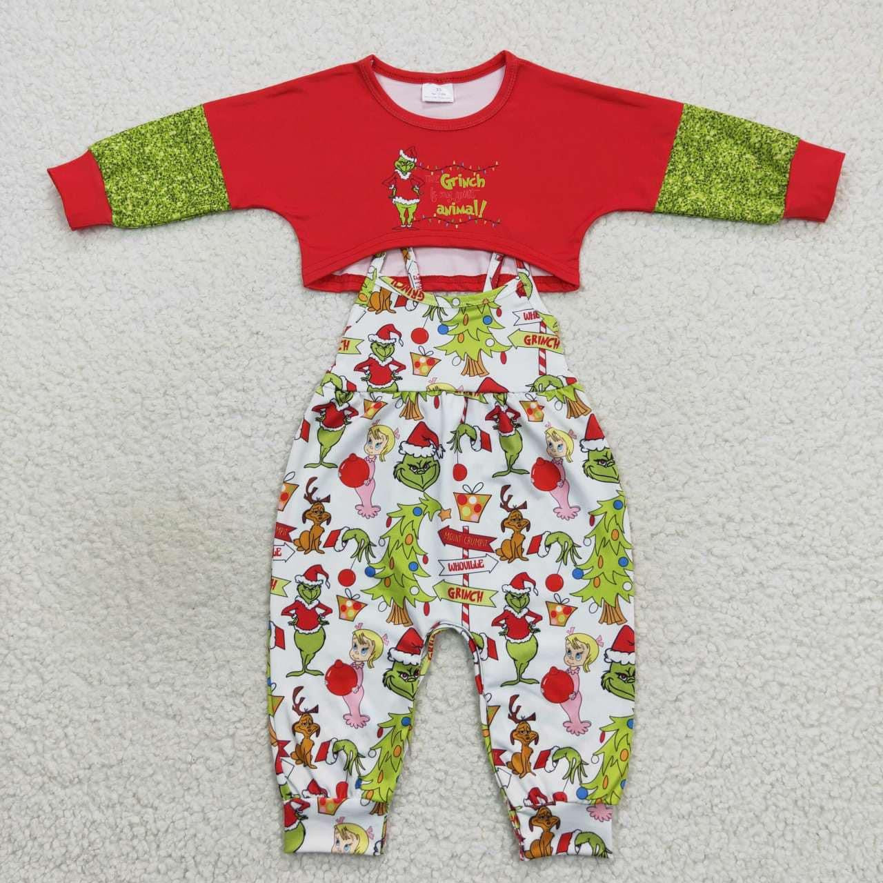 Grinch Animal Romper