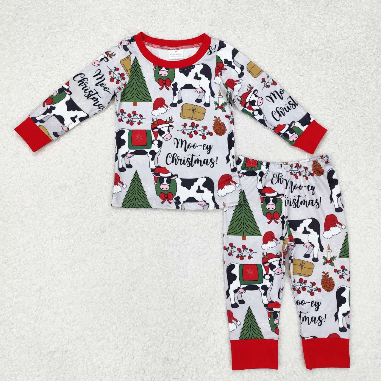 Moo-ey Christmas BOY Pajamas